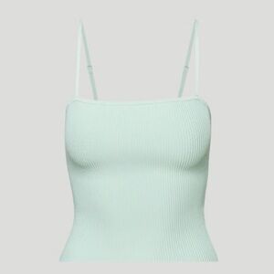 Aritzia Babaton Sculpt Knit Cami Tank in Subtle Mint